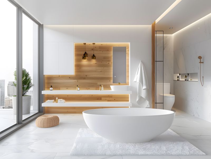 Elegant Corner Bathtub